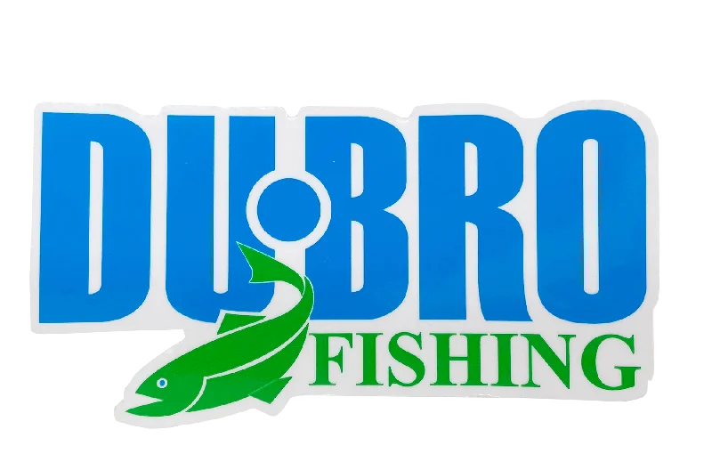 Free DUBRO Fishing Logo Decal (5" X 2.75")