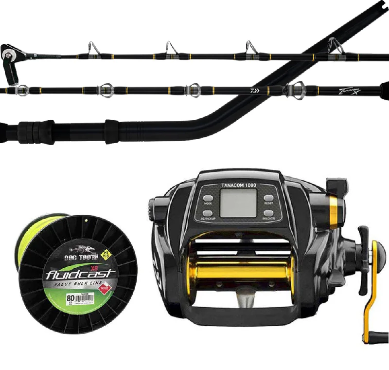 Daiwa 22 Tanacom 1000 Tanacom X 54XHST Electric Combo With Line