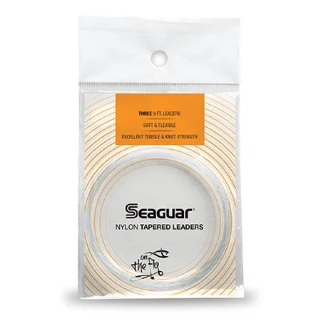 Seaguar Knotless Nylon Tapered 9  3 Pack Leaders 2X ZZB